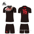 Set de jersey de fútbol de sublimación de equipo barato personalizado